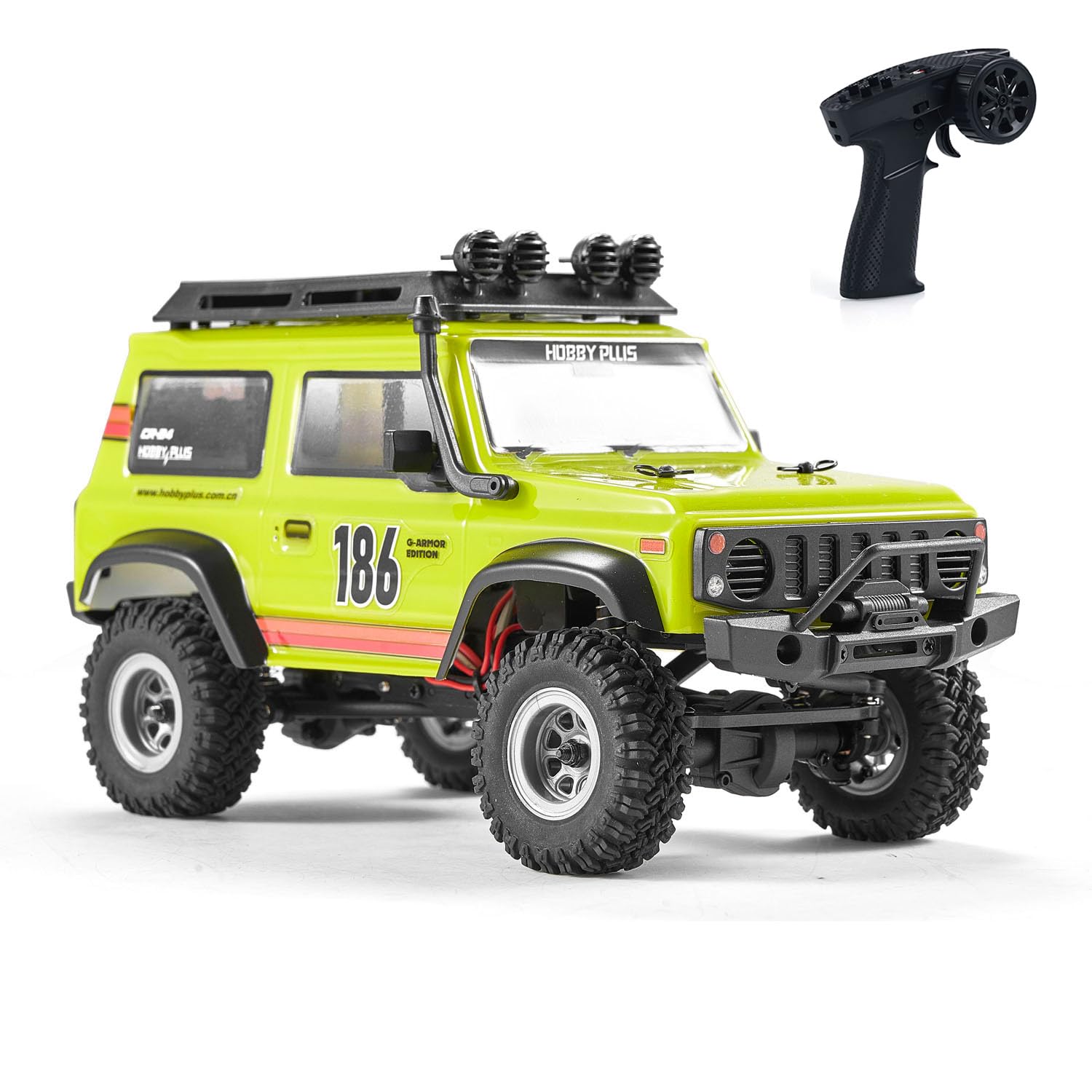 Amazon.co.jp: wheelfun 1:24 4X4 4WD RC ロッククローラー 車